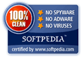 Softpedia 100% clean award